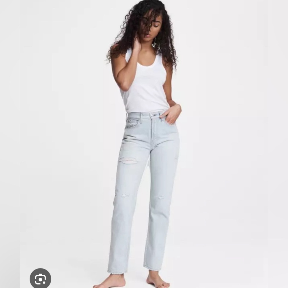 Rag & Bone Maya High-Rise Slim distressed jeans size 25 NEW